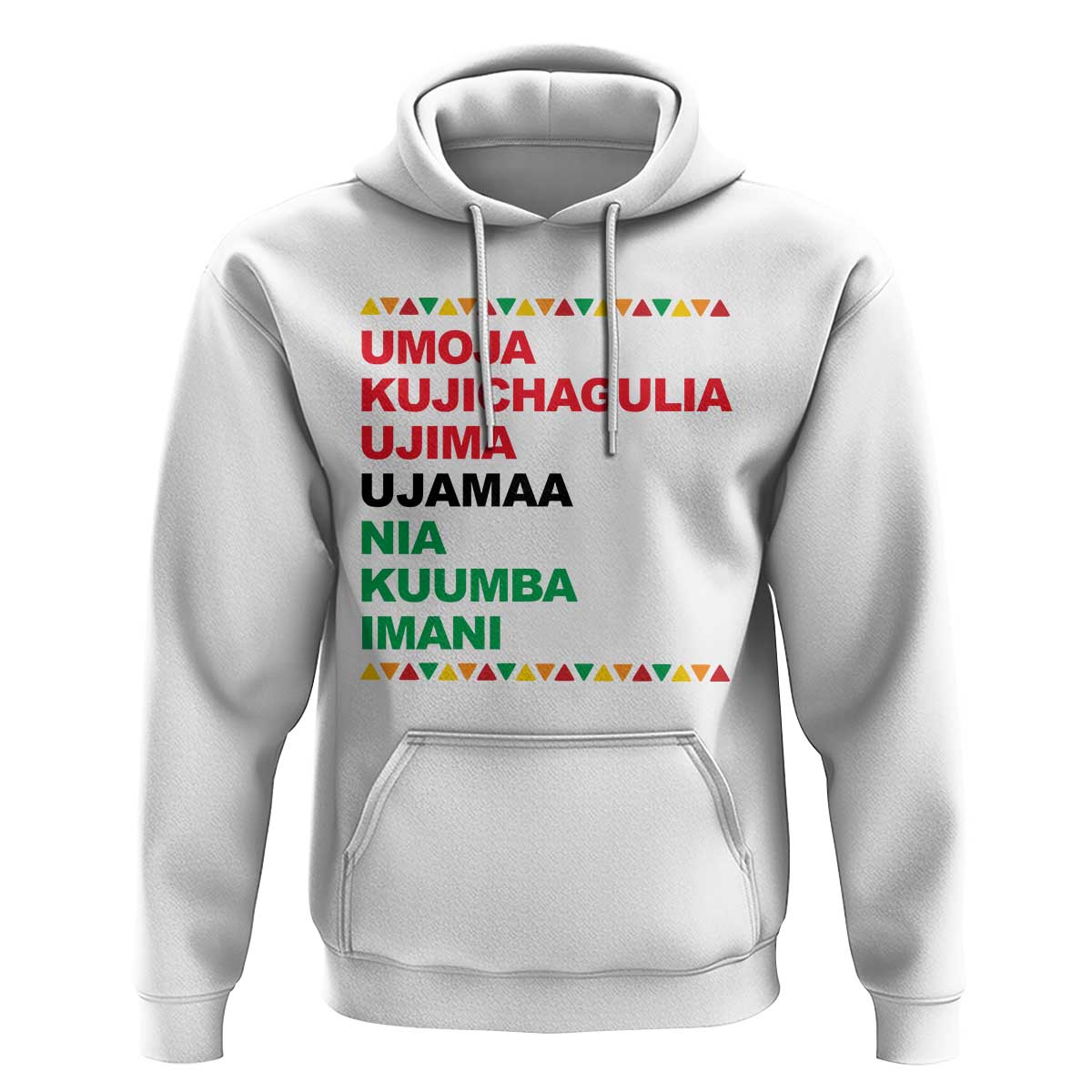 7 Principles Of Kwanzaa Hoodie African American Holiday Gift - Wonder Print Shop