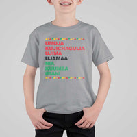 7 Principles Of Kwanzaa T Shirt For Kid African American Holiday Gift - Wonder Print Shop