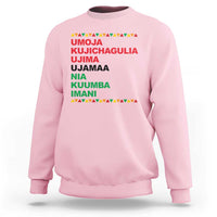7 Principles Of Kwanzaa Sweatshirt African American Holiday Gift - Wonder Print Shop