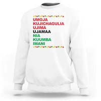7 Principles Of Kwanzaa Sweatshirt African American Holiday Gift - Wonder Print Shop