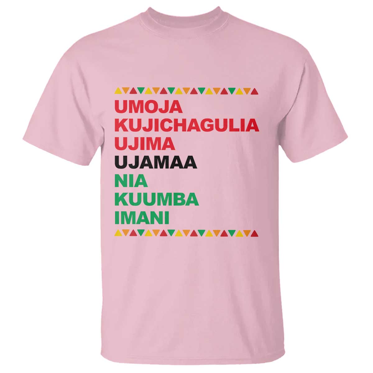 7 Principles Of Kwanzaa T Shirt African American Holiday Gift - Wonder Print Shop