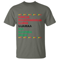 7 Principles Of Kwanzaa T Shirt African American Holiday Gift - Wonder Print Shop