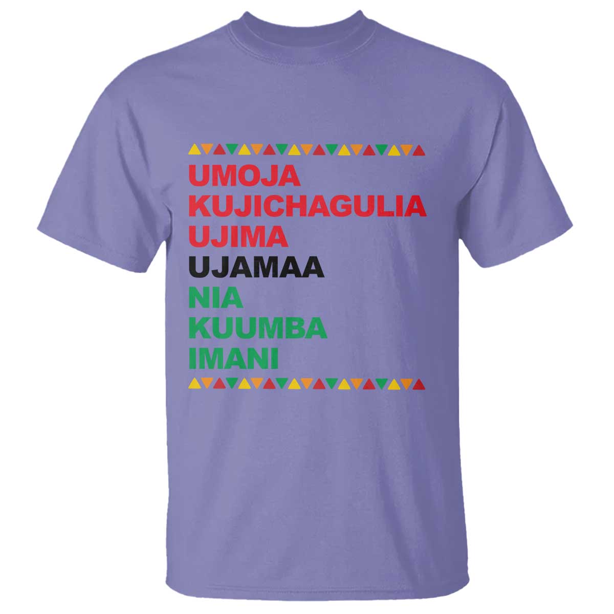 7 Principles Of Kwanzaa T Shirt African American Holiday Gift - Wonder Print Shop