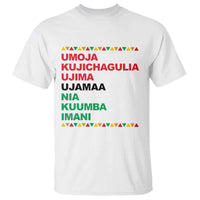 7 Principles Of Kwanzaa T Shirt African American Holiday Gift - Wonder Print Shop