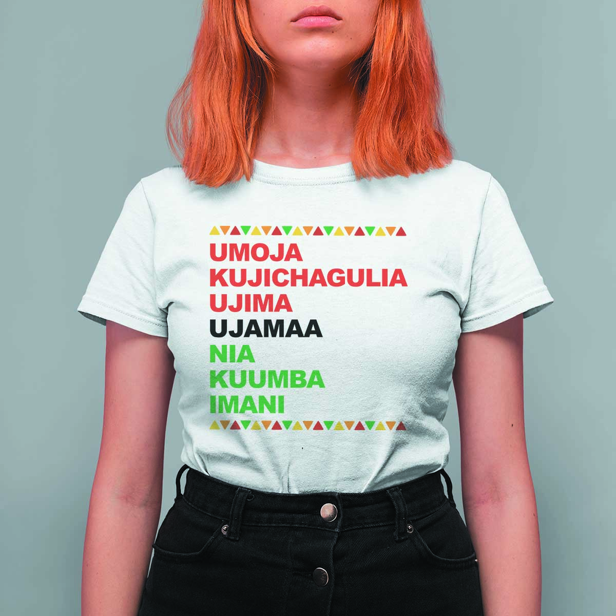 7 Principles Of Kwanzaa T Shirt For Women African American Holiday Gift - Wonder Print Shop