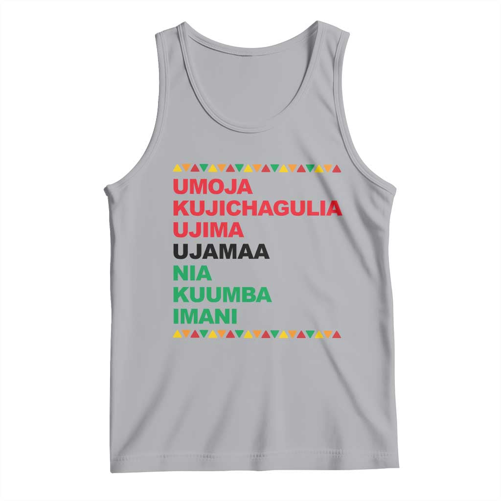 7 Principles Of Kwanzaa Tank Top African American Holiday Gift - Wonder Print Shop