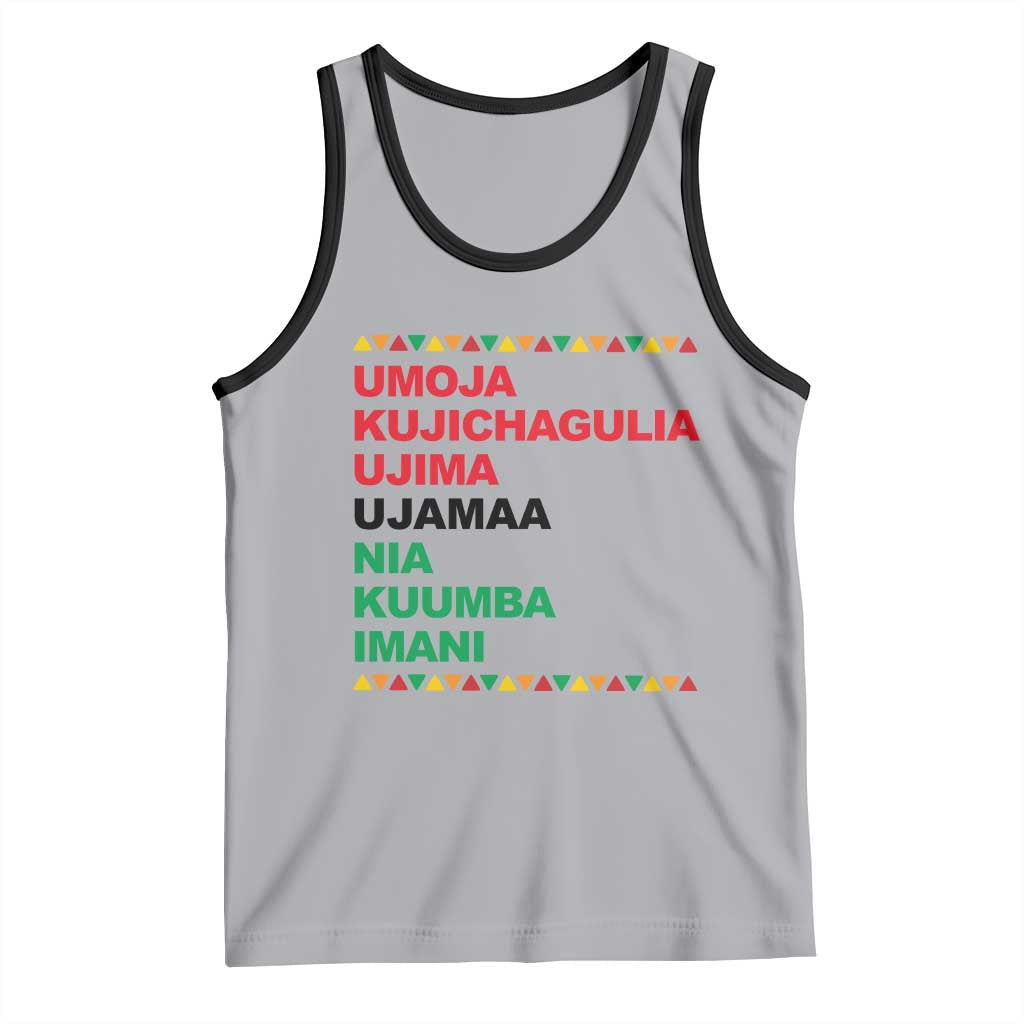 7 Principles Of Kwanzaa Tank Top African American Holiday Gift - Wonder Print Shop