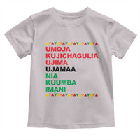 7 Principles Of Kwanzaa Toddler T Shirt African American Holiday Gift - Wonder Print Shop