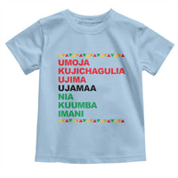 7 Principles Of Kwanzaa Toddler T Shirt African American Holiday Gift - Wonder Print Shop