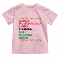 7 Principles Of Kwanzaa Toddler T Shirt African American Holiday Gift - Wonder Print Shop
