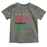7 Principles Of Kwanzaa Toddler T Shirt African American Holiday Gift - Wonder Print Shop