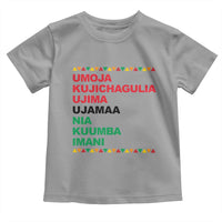 7 Principles Of Kwanzaa Toddler T Shirt African American Holiday Gift - Wonder Print Shop