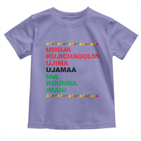 7 Principles Of Kwanzaa Toddler T Shirt African American Holiday Gift - Wonder Print Shop
