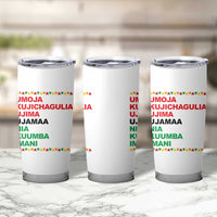 7 Principles Of Kwanzaa Tumbler Cup African American Holiday Gift - Wonder Print Shop