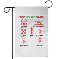 Nguzo Saba Seven Principles Of Kwanzaa Celebration Gift Garden Flag - Wonder Print Shop