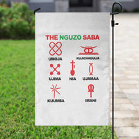 Nguzo Saba Seven Principles Of Kwanzaa Celebration Gift Garden Flag - Wonder Print Shop