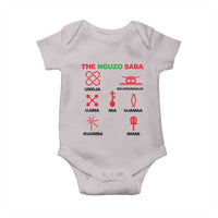 Nguzo Saba Seven Principles Of Kwanzaa Celebration Gift Baby Onesie - Wonder Print Shop