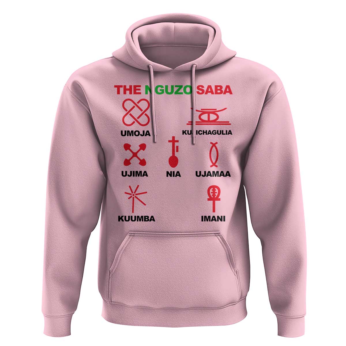 Nguzo Saba Seven Principles Of Kwanzaa Celebration Gift Hoodie - Wonder Print Shop
