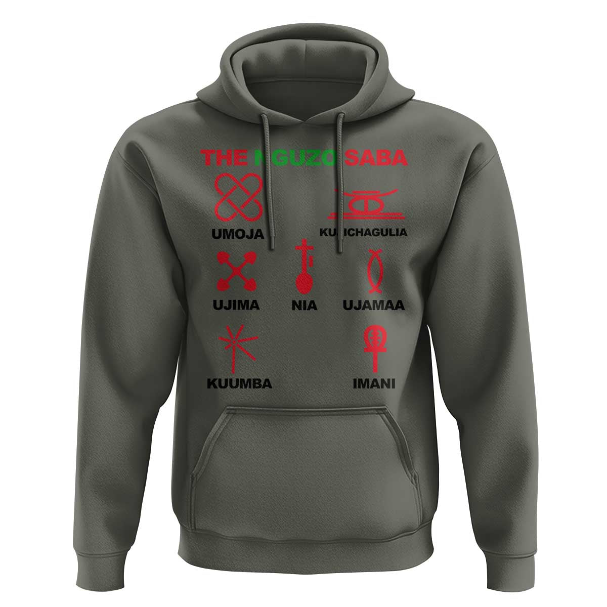 Nguzo Saba Seven Principles Of Kwanzaa Celebration Gift Hoodie - Wonder Print Shop