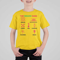 Nguzo Saba Seven Principles Of Kwanzaa Celebration Gift T Shirt For Kid - Wonder Print Shop