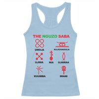Nguzo Saba Seven Principles Of Kwanzaa Celebration Gift Racerback Tank Top - Wonder Print Shop