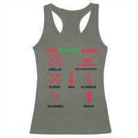 Nguzo Saba Seven Principles Of Kwanzaa Celebration Gift Racerback Tank Top - Wonder Print Shop