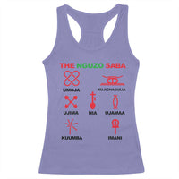 Nguzo Saba Seven Principles Of Kwanzaa Celebration Gift Racerback Tank Top - Wonder Print Shop