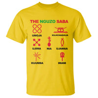 Nguzo Saba Seven Principles Of Kwanzaa Celebration Gift T Shirt - Wonder Print Shop