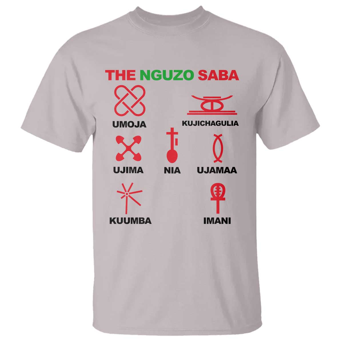 Nguzo Saba Seven Principles Of Kwanzaa Celebration Gift T Shirt - Wonder Print Shop