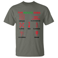Nguzo Saba Seven Principles Of Kwanzaa Celebration Gift T Shirt - Wonder Print Shop