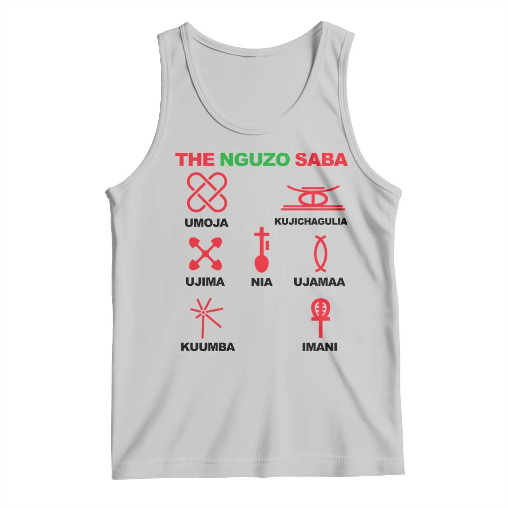 Nguzo Saba Seven Principles Of Kwanzaa Celebration Gift Tank Top - Wonder Print Shop