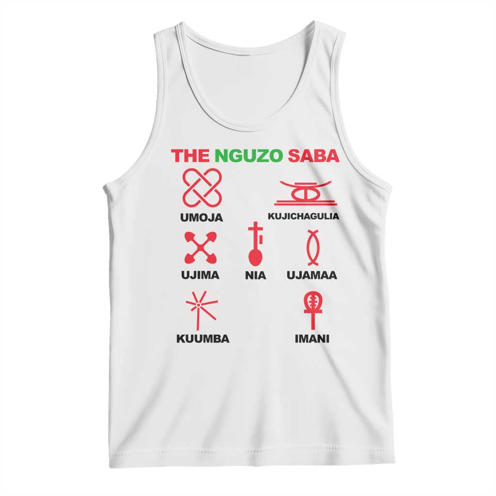 Nguzo Saba Seven Principles Of Kwanzaa Celebration Gift Tank Top - Wonder Print Shop