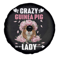 Funny Crazy Guinea Pig Lady Spare Tire Cover Cavy Mom Gift - Wonder Print Shop