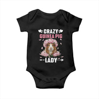 Funny Crazy Guinea Pig Lady Baby Onesie Cavy Mom Gift - Wonder Print Shop