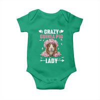 Funny Crazy Guinea Pig Lady Baby Onesie Cavy Mom Gift - Wonder Print Shop
