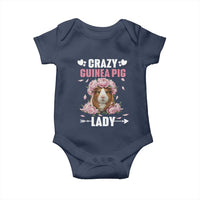 Funny Crazy Guinea Pig Lady Baby Onesie Cavy Mom Gift - Wonder Print Shop