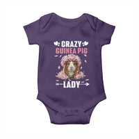 Funny Crazy Guinea Pig Lady Baby Onesie Cavy Mom Gift - Wonder Print Shop