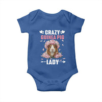 Funny Crazy Guinea Pig Lady Baby Onesie Cavy Mom Gift - Wonder Print Shop
