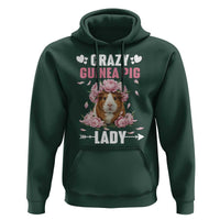 Funny Crazy Guinea Pig Lady Hoodie Cavy Mom Gift - Wonder Print Shop