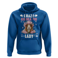 Funny Crazy Guinea Pig Lady Hoodie Cavy Mom Gift - Wonder Print Shop