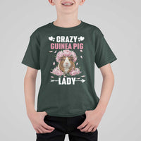 Funny Crazy Guinea Pig Lady T Shirt For Kid Cavy Mom Gift - Wonder Print Shop
