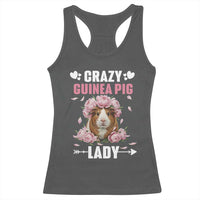 Funny Crazy Guinea Pig Lady Racerback Tank Top Cavy Mom Gift - Wonder Print Shop