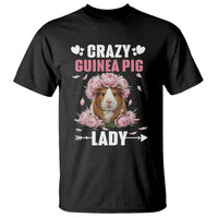 Funny Crazy Guinea Pig Lady T Shirt Cavy Mom Gift - Wonder Print Shop