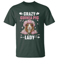 Funny Crazy Guinea Pig Lady T Shirt Cavy Mom Gift - Wonder Print Shop