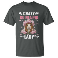 Funny Crazy Guinea Pig Lady T Shirt Cavy Mom Gift - Wonder Print Shop