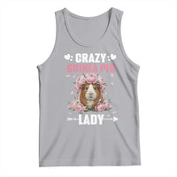 Funny Crazy Guinea Pig Lady Tank Top Cavy Mom Gift - Wonder Print Shop