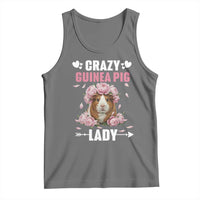 Funny Crazy Guinea Pig Lady Tank Top Cavy Mom Gift - Wonder Print Shop