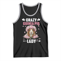 Funny Crazy Guinea Pig Lady Tank Top Cavy Mom Gift - Wonder Print Shop