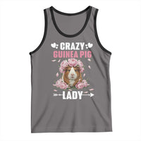 Funny Crazy Guinea Pig Lady Tank Top Cavy Mom Gift - Wonder Print Shop