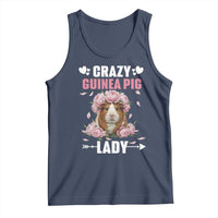 Funny Crazy Guinea Pig Lady Tank Top Cavy Mom Gift - Wonder Print Shop